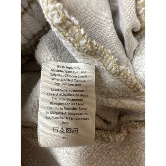 Womens Beige Cargo Joggers With Elastic Waist & Drawstring XS - Picture 12 of 12